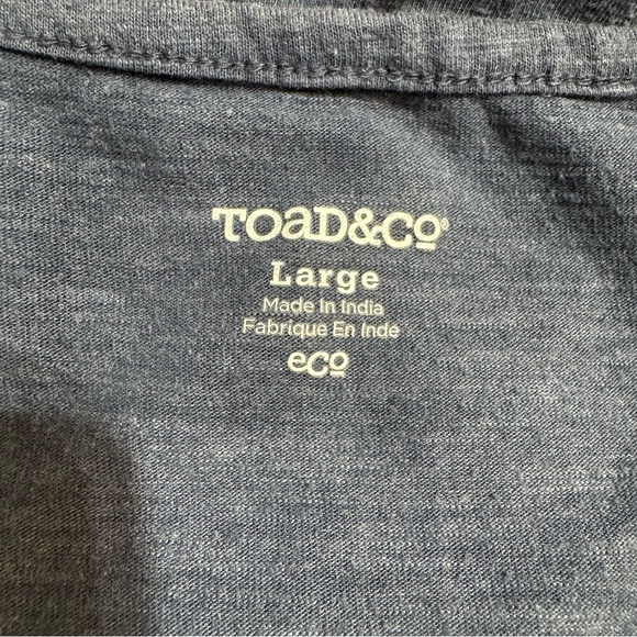 Toad&Co Women's Heathered Blue Tank Top - Large - Picture 3 of 8